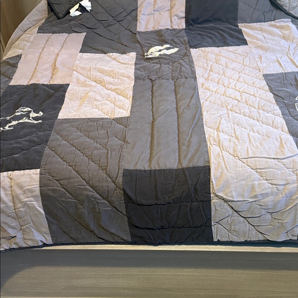 Pottery Barn Teen- Harry Potter Gray Quilted Bedding Set Queen size - Picture 6 of 14